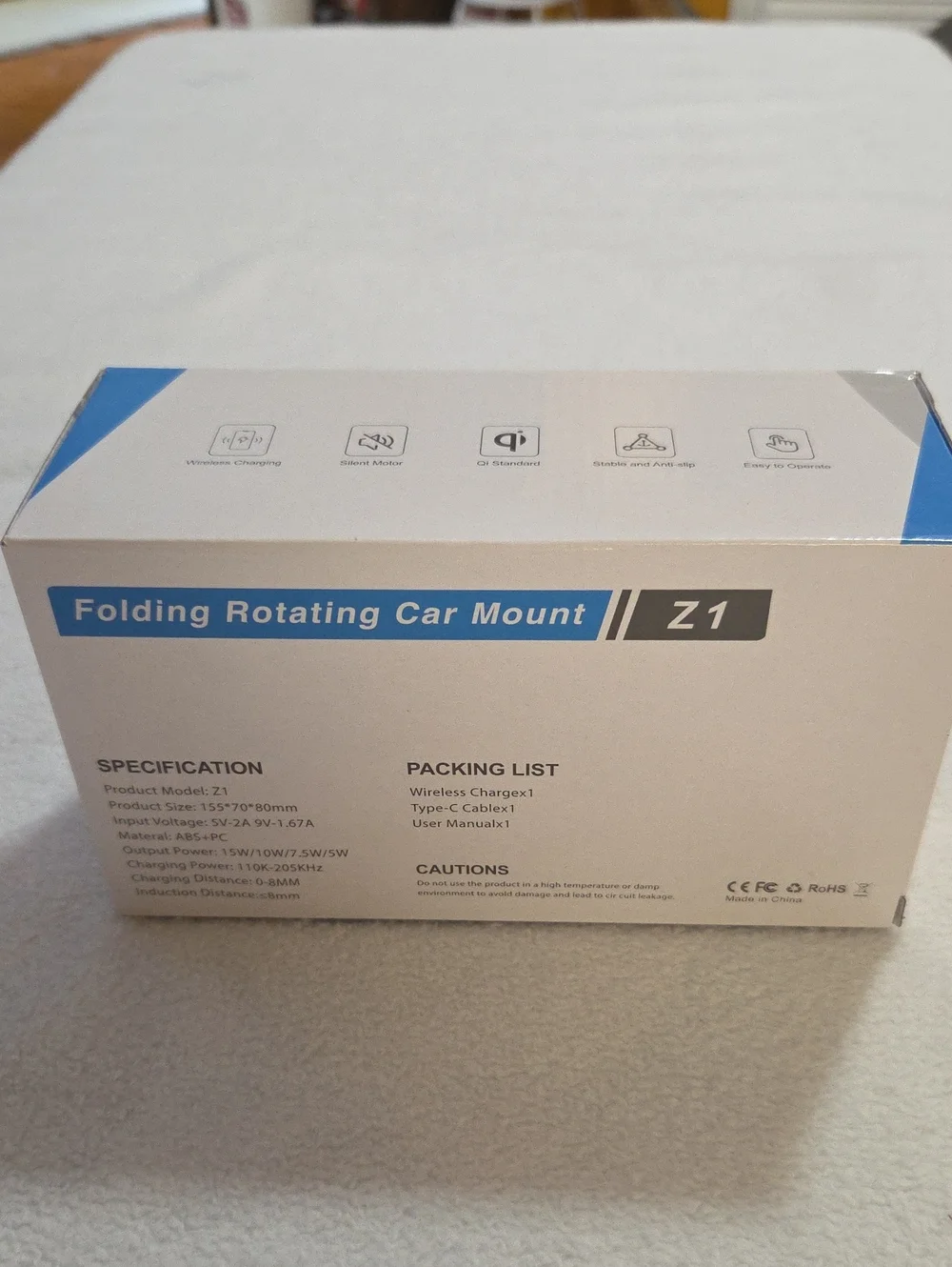 NIB FOLDING ROTATING CAR MOUNT